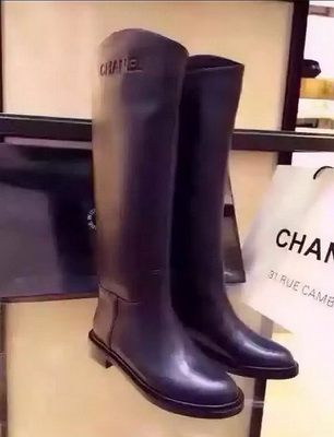 CHANEL Knee-high boots Lined with fur Women--017